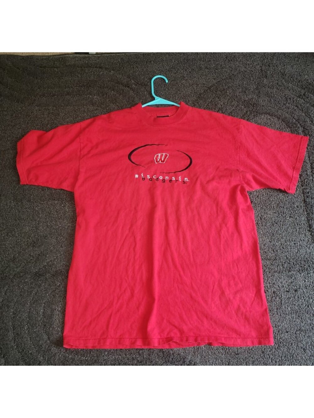 Vintage TSI Wisconsin Badgers Red T-Shirt Shirt Size XL Badgers Team Tee